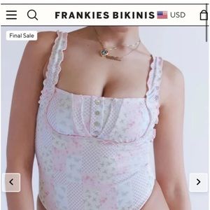 Frankie’s Bikinis Sydney Sweeney Collection Ruffle One Piece